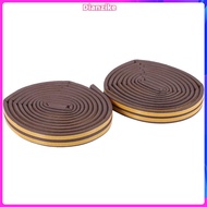 2 Roll EVA Seal Weather Strip Foam Tape D Type 10M Doors  Draught Excluder Anti-Collision Seal Strip