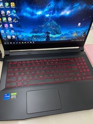 電競手提電腦, gaming notebook, MSI katana GF66 i7 11800h rtx 3060 32gb ram 1tb ssd