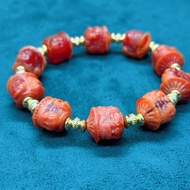 Oka Rinpoqi Series {Tibetan Moli Branch Sky Three-Faced Bergamot Bracelet|Eliminate Disasters Avoid 