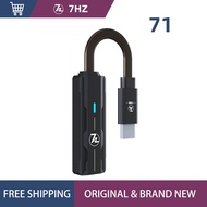 7HZ 71 Mobile DAC DONGLE AK4377 TYPE-C to 3.5mm Decoder Amplifier Supports DSD Native 128 and PCM 32