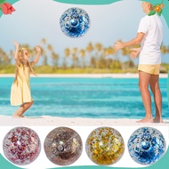 GOTO_Inflatable Glitter Beach Ball for Summer Water Activities Fun Safe Beach Ball Perfect for Pool Parties