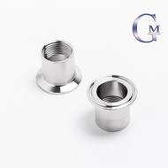 DN50 SS304 Sanitary Female Threaded Pipe Fittings Ferrule Tri Clamp Female Adapter Female Threaded F