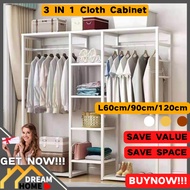 Dream Home Almari Baju Besi Tempat Gantung Baju Rak Baju Besi Ikea Murah Clothes Rack wardrobe Cloth