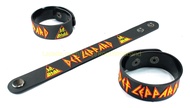 Def Leppard wristband ริสแบนด์ งานแกะขึ้นโมล ปั้มนูน สองชั้น สวยงาม คุณภาพสุดๆ มอบให้แฟน คนรัก เพื่อ