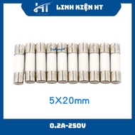 Good quality 0.2A 250V 5x20mm ceramic fuse (bag of 5) - HT components
