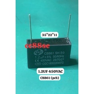 1.2UF 450VAC CBB61 CAPACITOR (PCB)