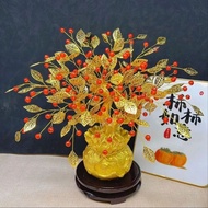 新款大富大贵发财树手工串珠编织品DIY串珠发财树材料包装饰品摆Dafu Dagui Fortune Tree Handmade Beaded Woven Fabric Dsgr127sg2025121