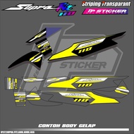 HONDA SUPRA NEW MOTORCYCLE STRIPING STICKERS SUPRA FIT NEWHONDA - SIMPLE LIST OF RACING DESIGN IP. H