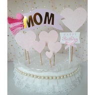 Birthday Cake|Cake Decoration|Mother's Birthday Decoration|Mum Birthday Cake Topper|Party Decoration