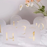 Straw Straw Number/White/Nombor meja Acrylic Acrylic Wedding Seat Plate Number Plate Table Number Pl