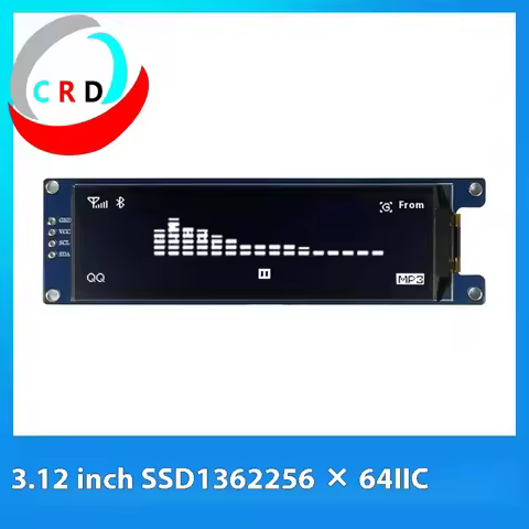 Chanruida 3.12 inch OLED LCD 256x64 driver SSD1362 interface IIC diymore official store led module o