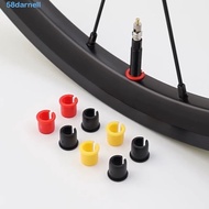 DARNELL 4pcs Bike Schrader Valve Rim Plug, Lightweight Wheel Rim Bicycle Valve Hole Adapter, Plastic Practical Mini Inner Tube Adapter Rubber Plug Folding Bicycle