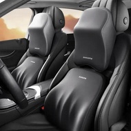 Car Lumbar Back Support Headrest Neck Pillow Memory Foam Lumbar Pillow Soft Neck Pillows Cushion Car
