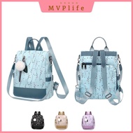 DC8 Multifunction Backpacks Bagpack Women Double Shoulder Bag Beg Galas Wanita Bunga School Backpack