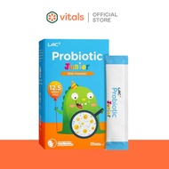 LAC Probiotic Junior -12.5 Billion CFU with Prebiotic  แอลเอซี โพรไบโอติก เจลลี่ สำหรับเด็ก(รสพีซ) (