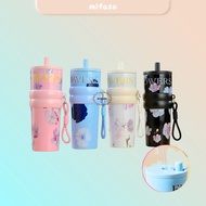 Tumbler Flowers 710ml Stainless Steel 316 – Straw Tumbler with Sleeve, Anti-Slip, Premium Aesthetic 