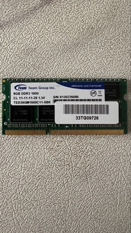Team DDR3 8GB 1600MHz RAM Module