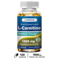 Xemenry L-Carnitine 1000mg High-Quality Metabolic Energy Supplement for Cardiovascular & Weight Mana