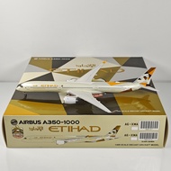 [Ready Stock Sale] JC Wings XX4175 1: 400 Attihad Airlines A350-1000 A6-XWB Alloy Model