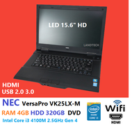 โน๊ตบุ๊ค NEC VersaPro VK25LX-M CPU Intel Core i3 4100M 2.5GHz -RAM 4GB -HDD 320GB -DVD- LED 15.6 นิ้ว