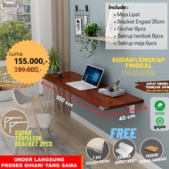 Folding wall table laptop table hanging table writing desk WFH 100 X 40