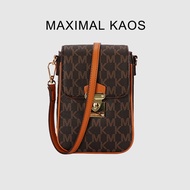 [New100% Original] Light Luxury MK Bag Horsebit Buckle Shoulder Crossbody Phone Bag Women's Bag B100