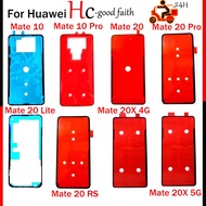 Back Battery Housing Cover Sticker Tape For Huawei Mate 10 20 20X Pro Lite RS 4G 5G Adhesive Glue Replacement Parts