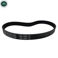YGS Electric Scooter Drive Belt 390-3M-12 Timing Belts Thickened Rubber Strap