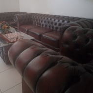 Sofa Set Kancing (Bekas) Nego