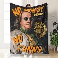 Dollar Dollar Dollar Flannel Blanket Blanket Home Blanket Abstract Nap Blanket
