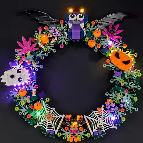 HPROSPER LED Light For lego 40825 Halloween Wreath Decorative Lamp With Battery Box (Not Include Leg