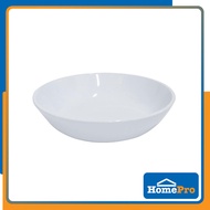 LITTLE HOMES STONEWARE DEEP PLATE 8.5 INCH - WHITE