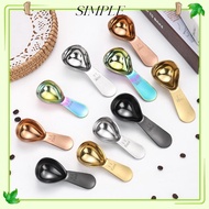 SIMPLESHOP Coffee Bean Measuring Spoons, 1 Tbsp or 2 Tbsp Stainless Steel Coffee Scoops, Durable 15/