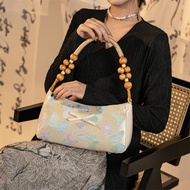 Ladies Fashion Shoulder Bag All-Match Zipper Fabric Dumpling Bag