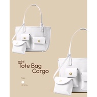 Shella Saukia Bag - Mini Cargo Bag Togo Off White