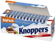 Knoppers Wafers With Hazelnut Cream 1 แพ็ค มี 15 ชิ้น 375g BBF 01/10/24