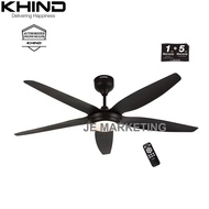 KHIND 56" REMOTE CONTROL CEILING FAN CF5601R/ CF5602RL/ CF56DC5R/ CF56DC6RL