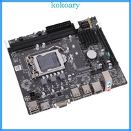 KOK Desktop Computer Motherboard 1155 DDR3 H61 Motherboard For 1155Series Processors