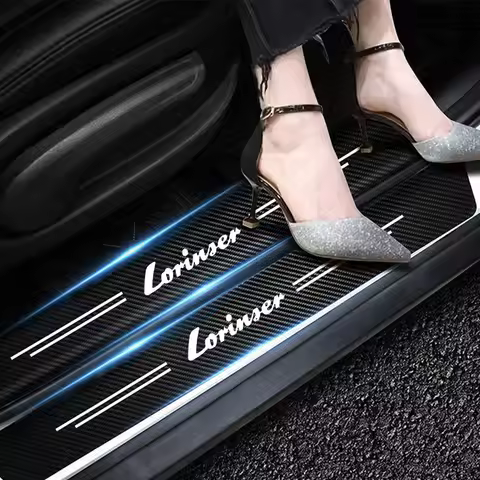 Car Door Sill Stickers Accessories for Lorinser Mercedes Benz LS560MX LX MS500L VS MS500 GS LS500 W2