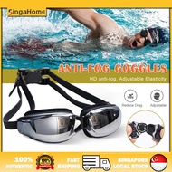 Swimming Goggles / Anti Fog Goggles / No Leaking Wide View Pool Goggles / Adult Swimming Caps