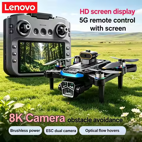 Lenovo Mi A14Pro Max Foldable Drone 8KThree Camera Obstacle Avoidance Optical Flow GPS RC Quadcopter