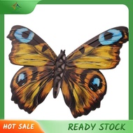 [luxiang.th] Outdoor Wall Decor Butterfly Decoration Metal Butterfly Wall Decor for Fence Metal Wall