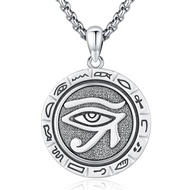 Pentagram Necklace Sterling Silver Triple Moon Goddess/Celtic Knot Witches Knot/Ankh/Sun and Moon/He