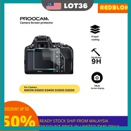 🔥READY STOCK🔥PROOCAM SPN-D3500 GLASS SCREEN PROTECTOR FOR NIKON D3500 D3400 D3300 D3200
