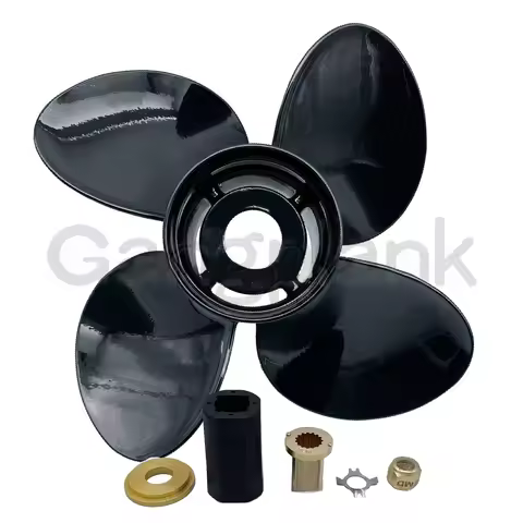 Aluminum Alloy 4-blade Marine Propeller for Mercury Outboard Engines 40-140HP 13.8X10 13.8X11 13.8X1