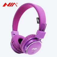 NIA-Q8 NIA Head-mounted Bluetooth Earphones with Card Slot MP3Radio APP Control Noada Classic Style4