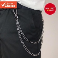 Euro USA Style Double Waist Chain Punk Hip Hop Jeans Accessory