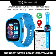 TX-K3 4G Kids Watch Phone | GPS Tracker for Kids Ages 3-7 | 4G Connection, Safety Calling, Texting, 
