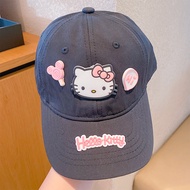 IQAngel Dễ thương Hello Kitty Mũ bóng chày họa tiết hoạt hình cho mùa hè cho trẻ em bảo vệ khỏi ánh 