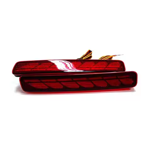 Rear Bumper Lamp 1 Pair LED Lights For Toyota NOAH VOXY 80 Pruis 40 Series Dynamic Red